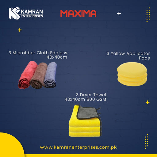 MAXIMA 3X CAR CLEANING KIT - PACK OF 9