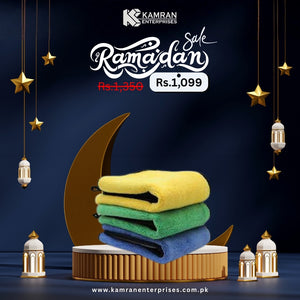 MAXIMA PREMIUM MICROFIBER TOWELS BUNDLE OF 3 - 40CM X 40CM - 800GSM - TOP QUALITY