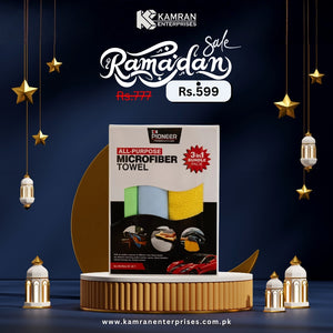 Ke Pioneer All Purpose Microfiber Towel 3 in 1 Bundle Pack Maximum Performance Highest Durability