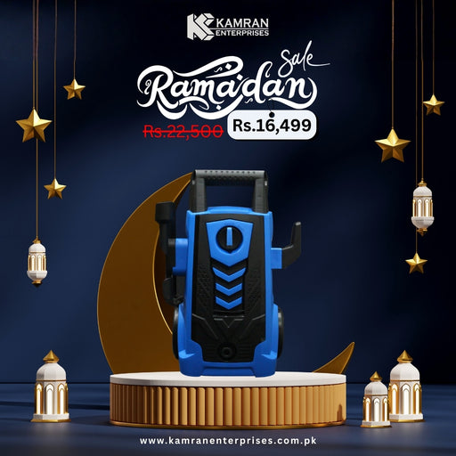 K.E. PIONEER P1 PREMIUM 105BAR HIGH PRESSURE WASHER WITH SNOW FOAM SHAMPOO - 1400WATTS - 100% COPPER WINDING - WITH FOAM LANCE - TOP QUALITY