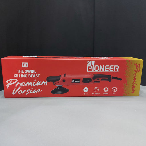 KE Pioneer The Swirl Killing Beast R1 Rotary Polisher With 3 Pads - Top Quality - 1100Watts - 100% Copper Winding