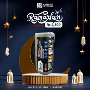 Ke Pioneer Multi Purpose Microfiber Ultra-Absorbent Tear-A-Towel Roll - 30X30cm - 75pcs - Dark Grey