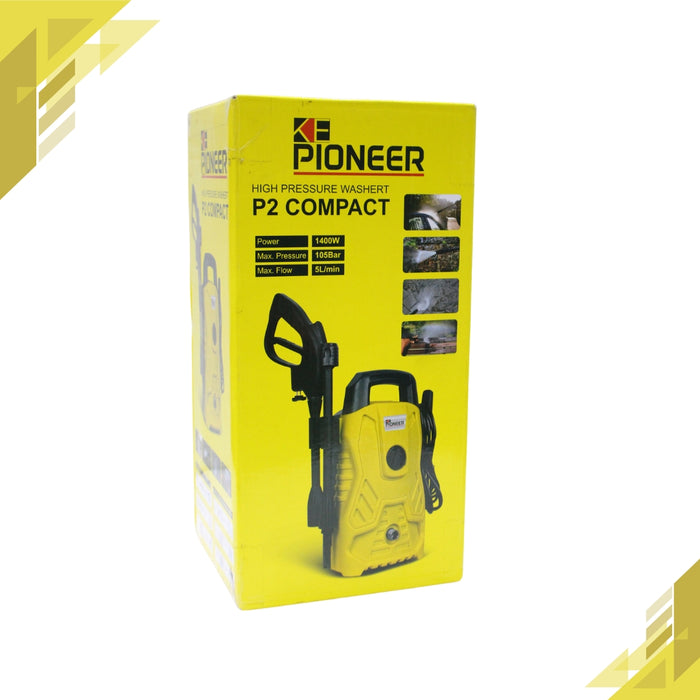 Ke Pioneer P2 Compact High Pressure Washer - 105Bar 1400Watts - Top Quality