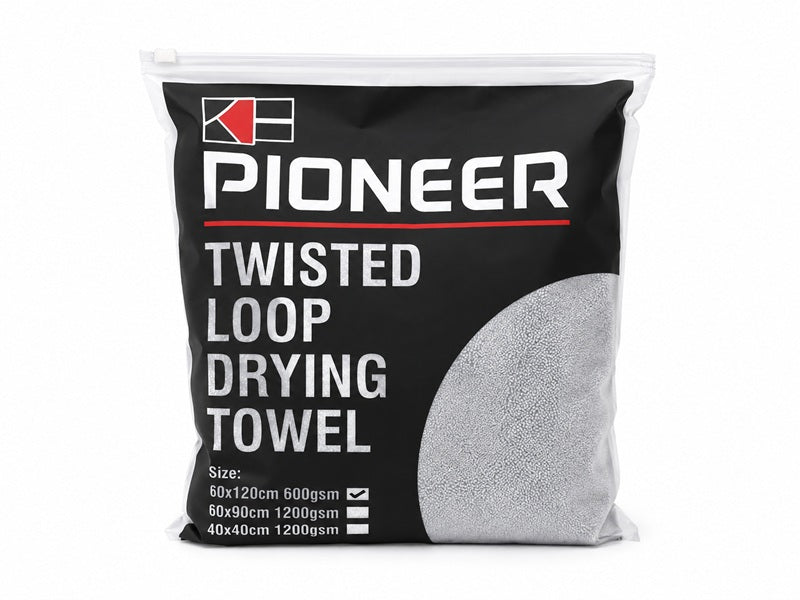 Ke Pioneer Twisted Loop Drying Towel 60cm x120cm - Extra Large - 600Gsm - Top Quality