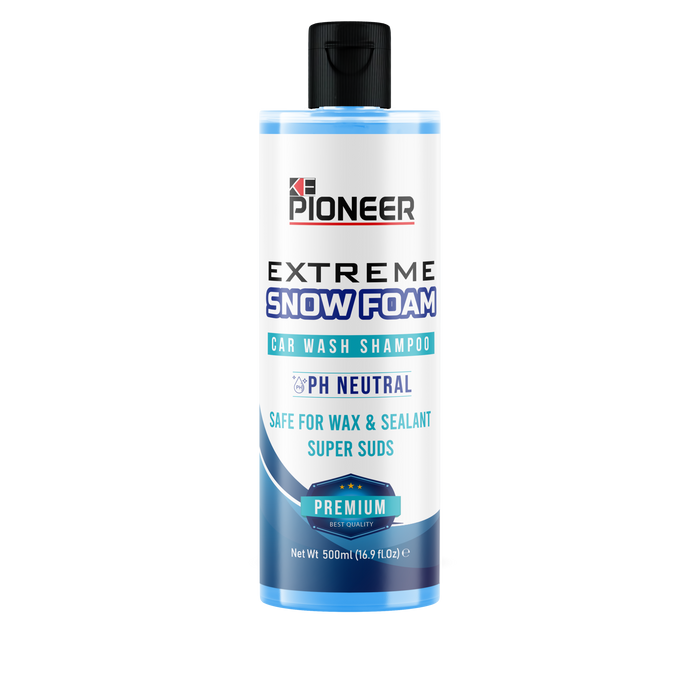 K.E Pioneer Extreme Snow Foam Shampoo + Hybrid Ceramic Detailer Spray - Pack of 2 - Twice The Shine