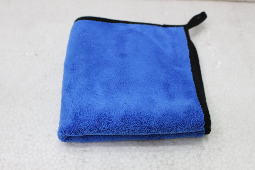 MAXIMA Microfiber Towel 40*40 cm | 800GSM cleaner duster & wipe wax for car care double side -BLUE