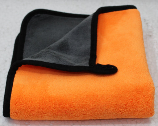 MAXIMA Microfiber Towel 40*40 cm | 800GSM cleaner duster & wipe wax for car care double side -ORANGE