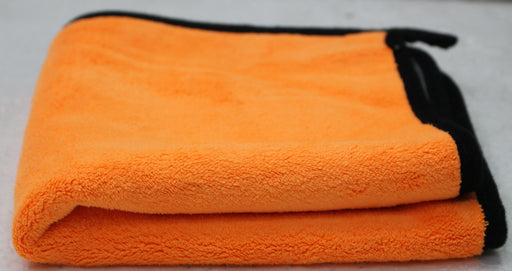 MAXIMA Microfiber Towel 40*40 cm | 800GSM cleaner duster & wipe wax for car care double side -ORANGE