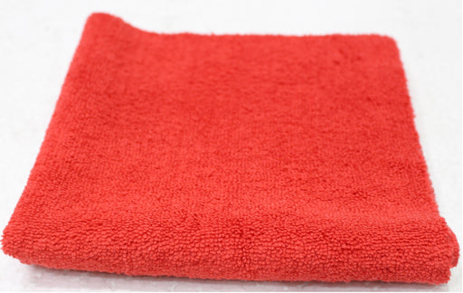 MAXIMA DUAL PILE EDGELESS MICROFIBER - 40CM X 40CM -TOP QUALITY - RED