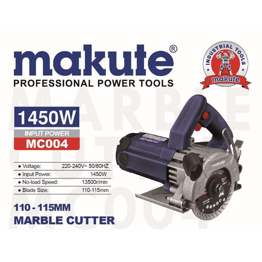 MAKUTE MARBLE CUTTER MC004 - 4INCH - 1450WATTS - 100% COPPER WINDING