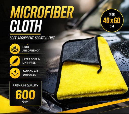 MAXIMA MICROFIBER TOWEL 40X60CM 600GSM - TOP QUALITY