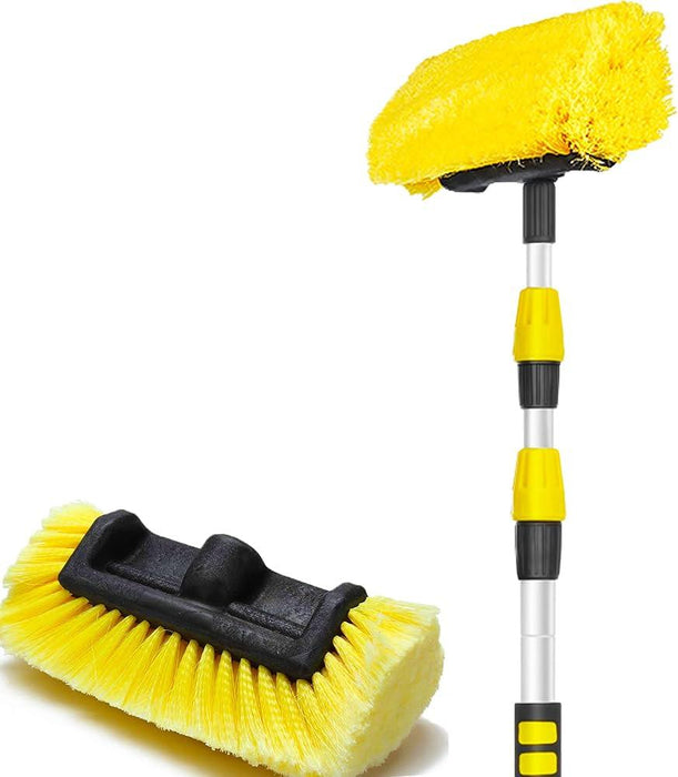 Solar Panel / Window / Glass Telescopic Wash Brush With Water Switch - Top Quality