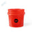 MJJC Detailing Car Wash Bucket with Grit Keeper - Red