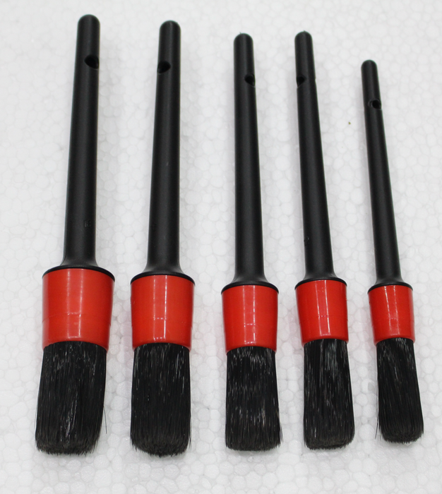 Car Detailing Brush - 5PCS/Set Detail Brush Car Wash Wheels Plastic Round Tool services Cleaning Accessories Auto Multifunctional Trim