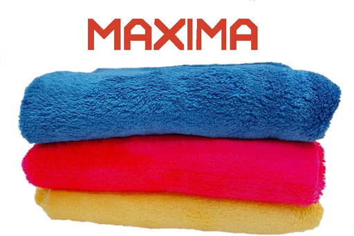 MAXIMA PREMIUM MICROFIBER TOWELS BUNDLE OF 3 - 40CM X 40CM