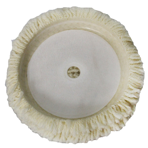 Maxima 7" Rotary 80% Woolen Buff White