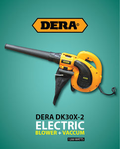 DERA 2 In 1 BLOWER + VACCUM - DK30X-2 - 1200W - 100%COPPER - TOP QUALITY