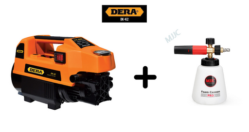 DERA Pressure Washer - DK-K2 - 150Bar With MJJC Foam Cannon PRO V2.0  - 100 % Copper Winding