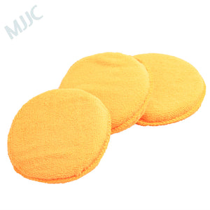 MJJC Premium Microfiber Wax Applicator Orange - 3pcs Bundle