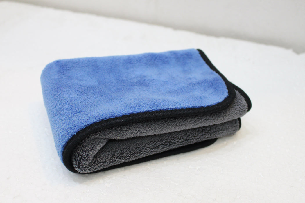 MAXIMA Microfiber Towel 40*40 cm | 800GSM cleaner duster & wipe wax for car care double side -BLUE