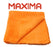MAXIMA DUAL PILE EDGELESS MICROFIBER - 40CM X 40CM -TOP QUALITY - ORANGE