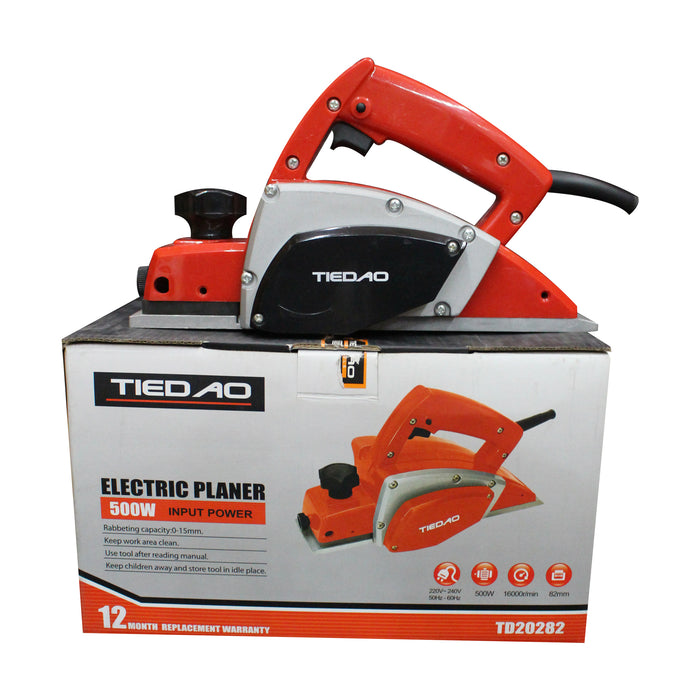 TIEDAO ELECTRIC PLANER TD20282 - 500WATTS - 100% COPPER WINDING - HEAVY DUTY