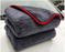 MJJC 1000gsm Coral Fleece Drying Towel Big Size 60x90cm Grey Cloth with Red Trim
