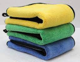 MAXIMA PREMIUM MICROFIBER TOWELS BUNDLE OF 3 - 40CM X 40CM - 800GSM - TOP QUALITY