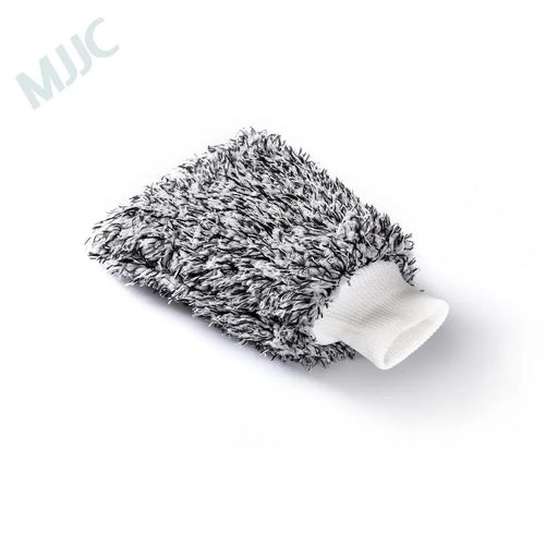 MJJC Soft Car Cleaning Glove Ultra Soft Car Wash Mitt Easy To Dry Auto Detailing Mitt Microfiber Madness Wash Mitt - Black