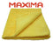 MAXIMA DUAL PILE EDGELESS MICROFIBER - 40CM X 40CM -TOP QUALITY - YELLOW
