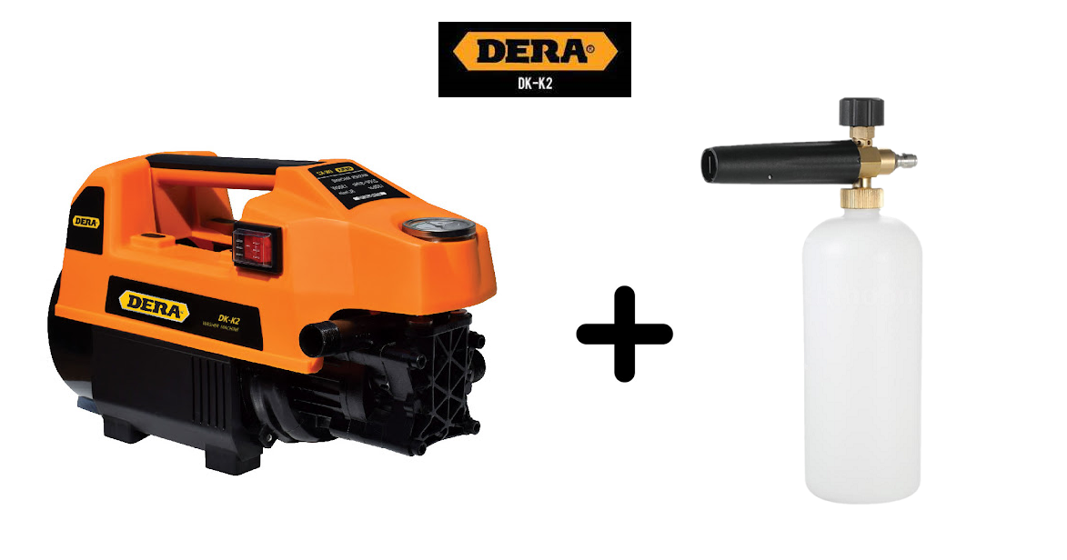 DERA High Pressure Washer - DK-K2 - 150Bar With Foam Lance - 100