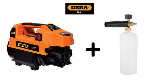 DERA High Pressure Washer - DK-K2 - 150Bar With Foam Lance - 100% Copper Winding