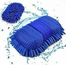 Maxima Microfiber Noodle Wash Mitt Sponge - Multi | MoClean Production Microfiber Car Wash Sponge | Noodle Washmitt | Super Long Pile Microfiber