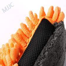 MJJC Microfiber And Chenille Wash Mitt With Waterproof Liner Inside Ultra Soft Car Wash Mit